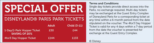 Disney price panel