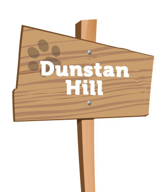 Dunstan Hill signpost