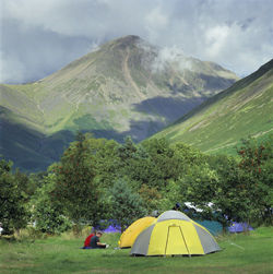 National Trust View of the campsite
