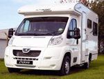 Low profile coachbuilt motorhome