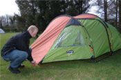 Practice pitching your tent
