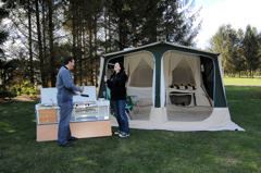 Check out a trailer tent before purchase