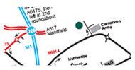 Location for Teversal Safari Tents
