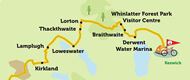 Leg 1: Ravenglass to Keswick on the National Cycle Network