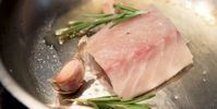 Pan Fried Sea Bass With Greens