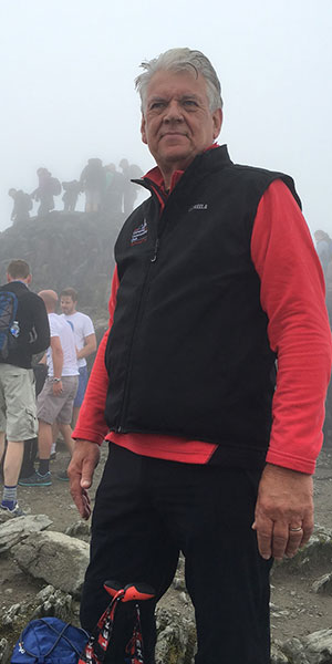 Robert Louden, the 4 Peaks Challenge Leader