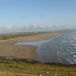 You can spend hours exploring the wide sandy beach of Saunton Sands and the dunes of Braunton Burrows in North Devon, says Features Editor Vicky Sartain. Photo: G Delhey via Wikimedia Commons