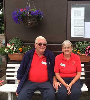 Martin and Ellenor Fitzpatrick, Holiday Site Managers at Llandystumdwy Club Site