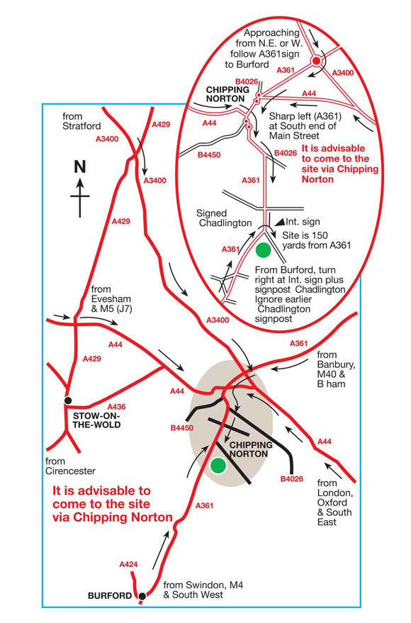 Chipping Norton Campsite Explore Oxfordshire from Chipping Norton