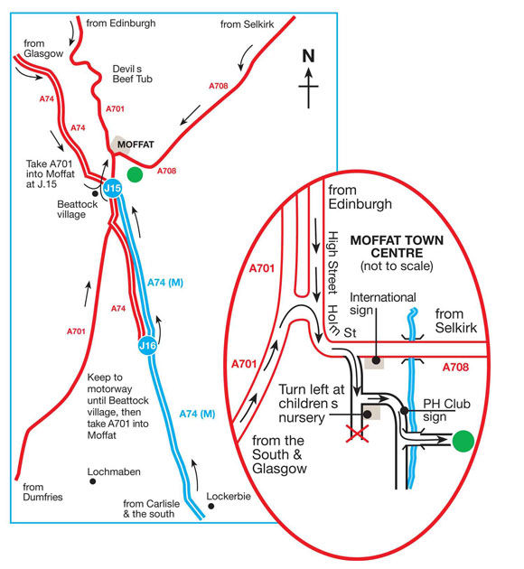 Moffat Campsite Explore Dumfries & Galloway from Moffat Campsite