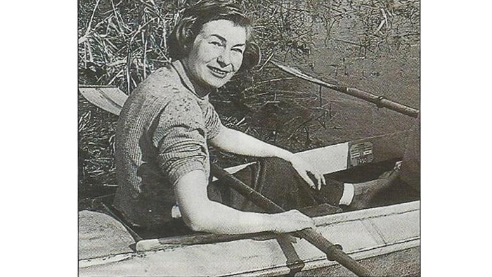 In 1954, Pat Sheldon, member of the Canoe-Camping Club, was the first woman to paddle across the Channel. 