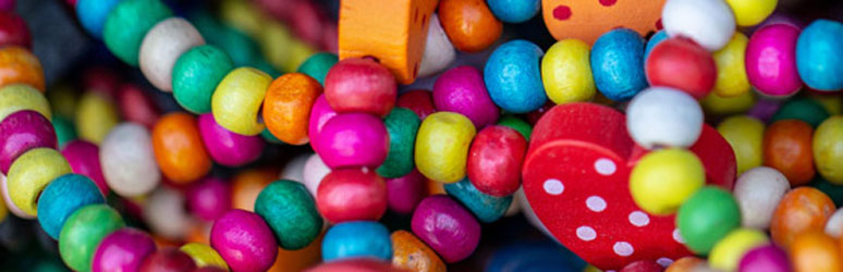 Colourful bead necklaces
