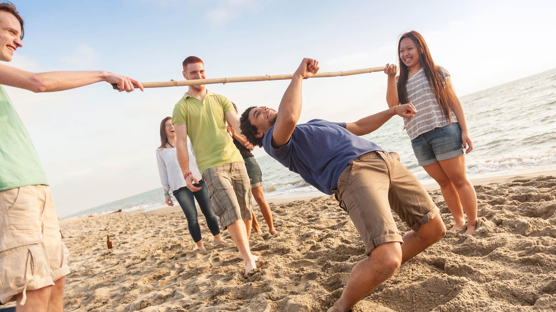 limbo on the beach