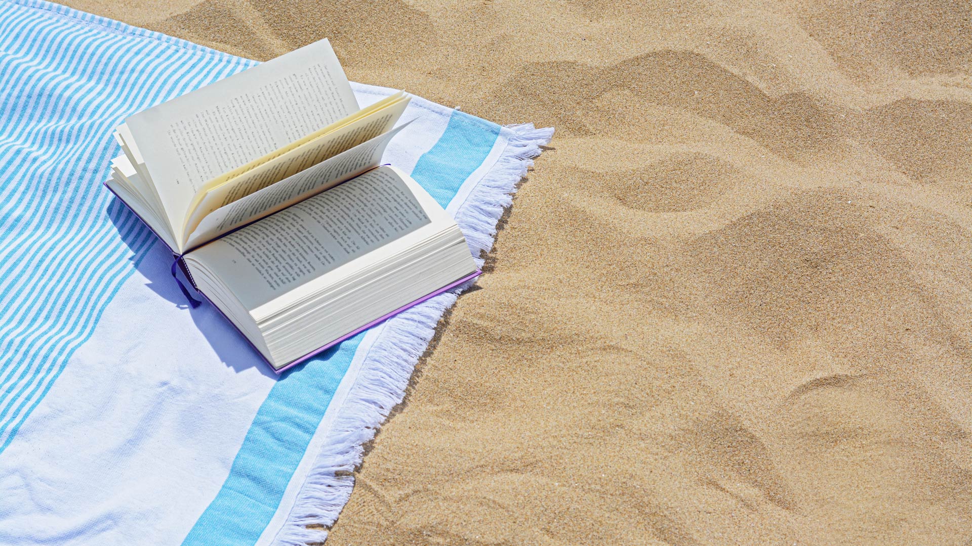 Book on the beach