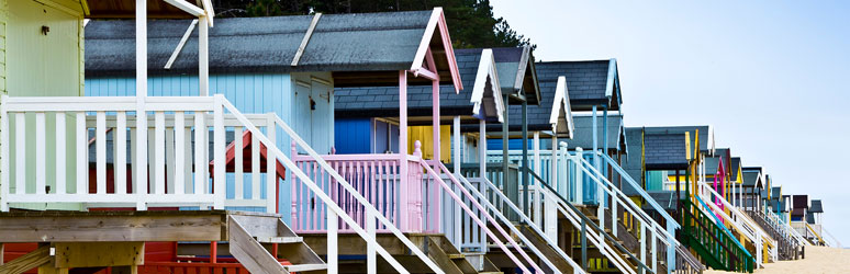 Beach huts