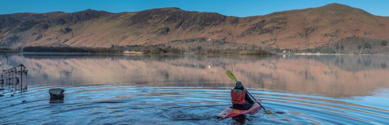 Canoeist on Derwentwater