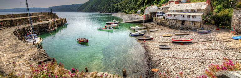 Clovelly harbour