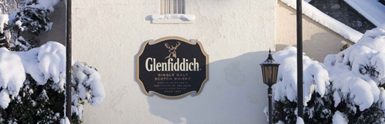 Glenfiddich distillery sign