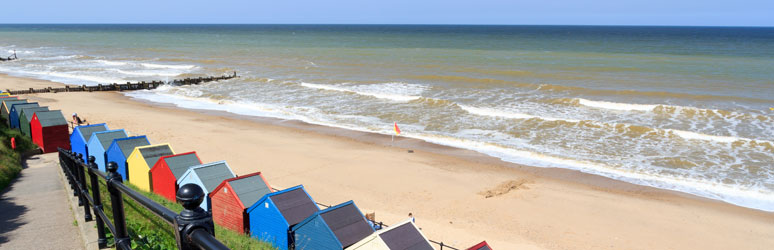 Mundesley Beach in Norfolk