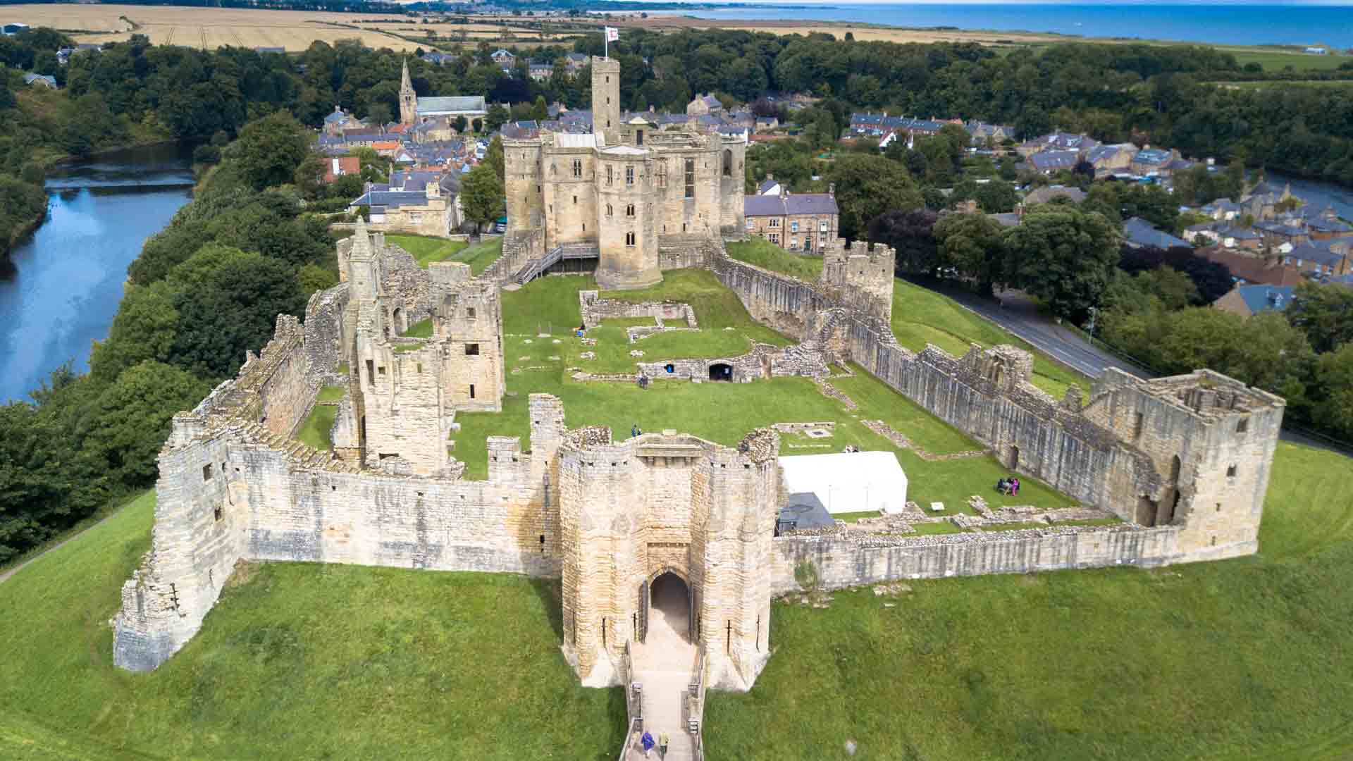 English Heritage Site, castle