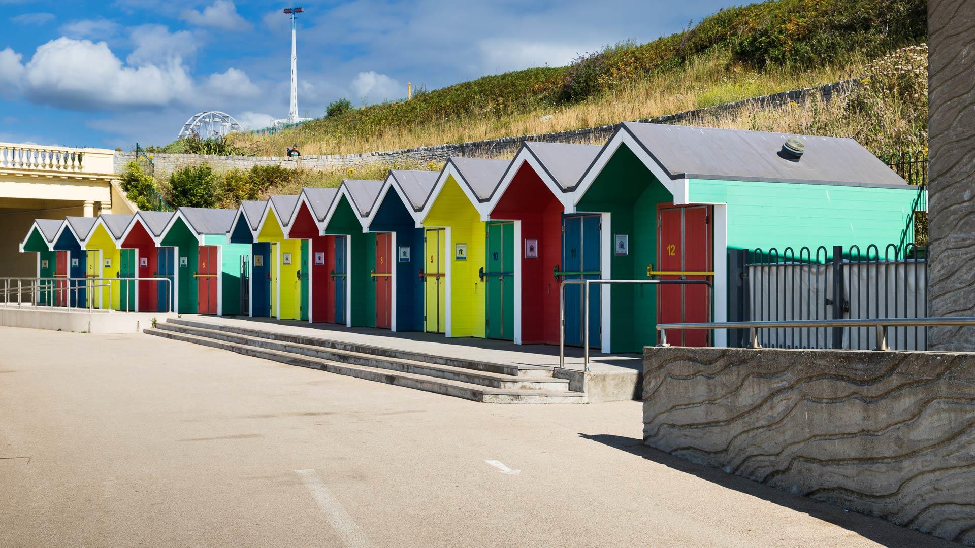 Beach huts