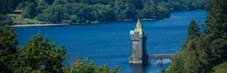 Lake Vyrnwy along Glyndwr’s Way