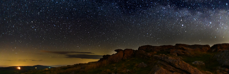 Northern Lights as seen from the Breacon Beacon National Park