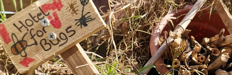 Hand made bug hotel