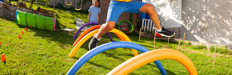 Obstacle course for kids