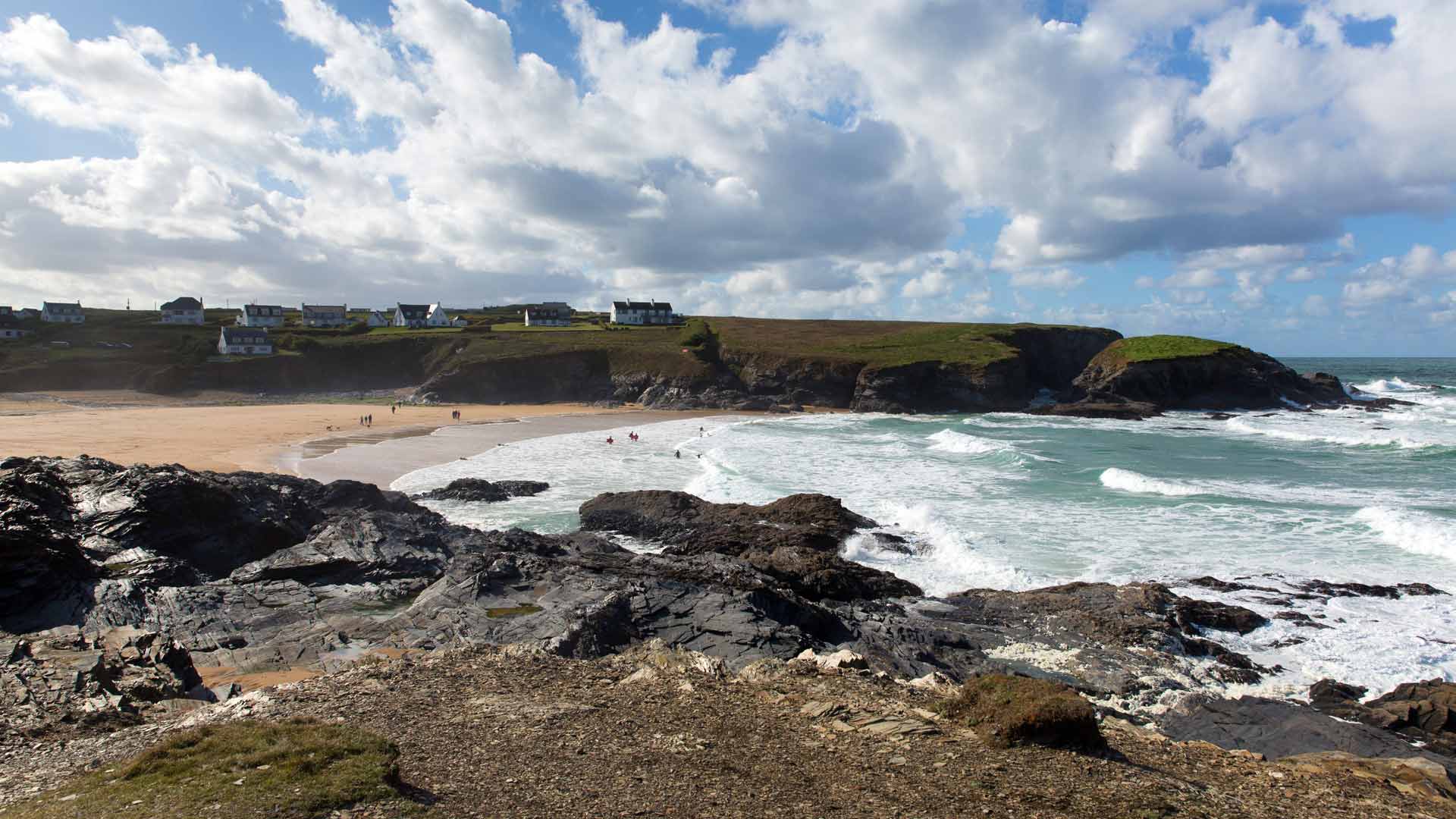 Treyarnon Cove Rockpools in Cornwall