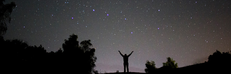 Elan Valley night sky in Wales