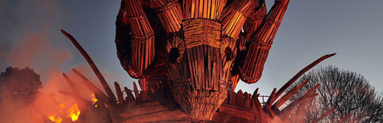 Alton towers wicker man ride