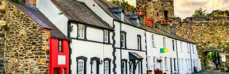 the smallest house in Britain in Conwy.