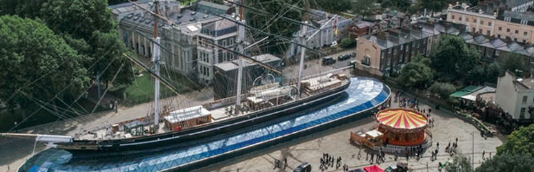 the cutty sark ship at the the national maritime museum