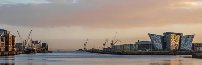 Titanic shipyard in belfast