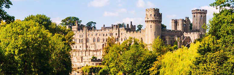 Warwick castle landscape