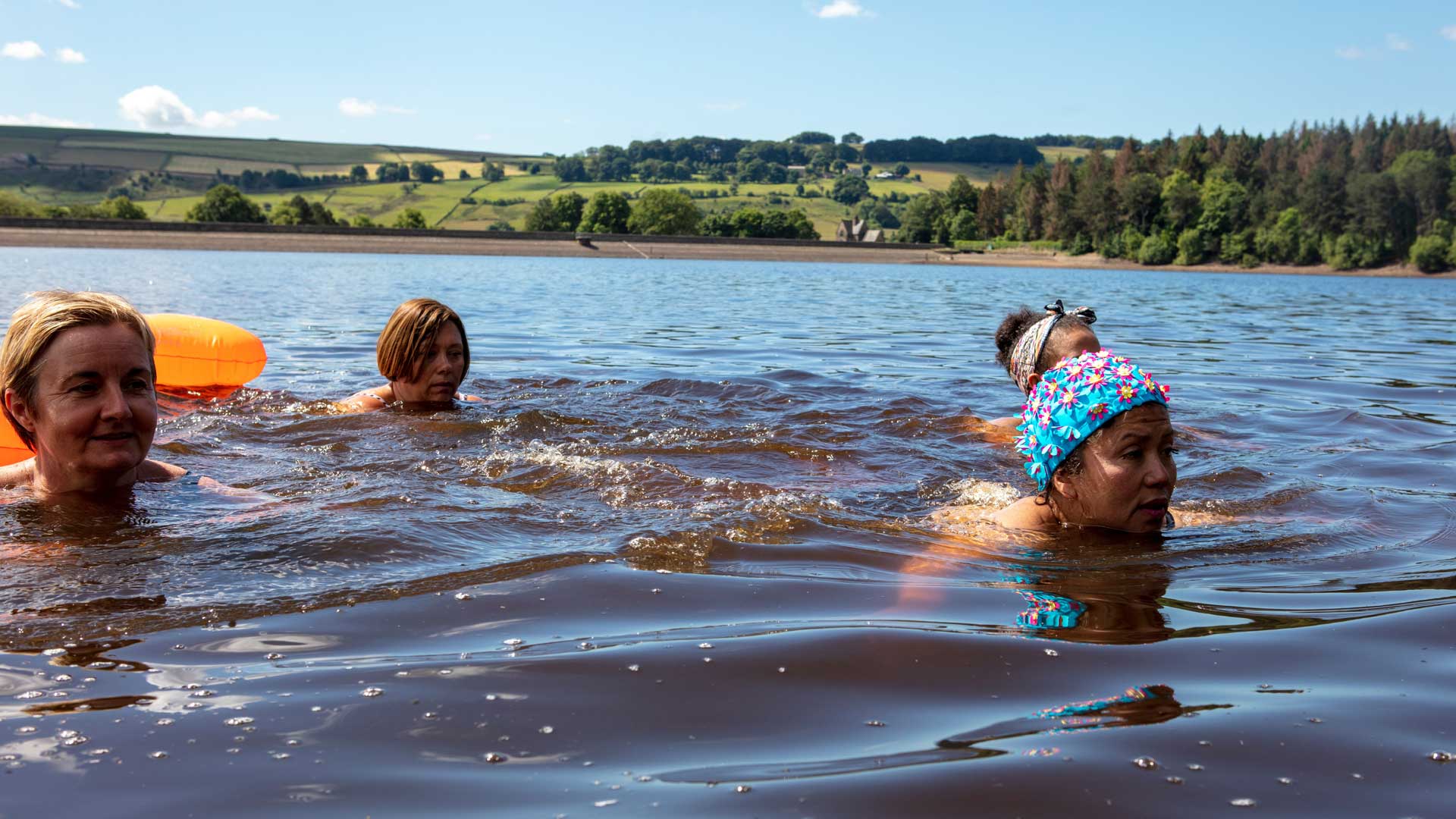 Group wild swimming