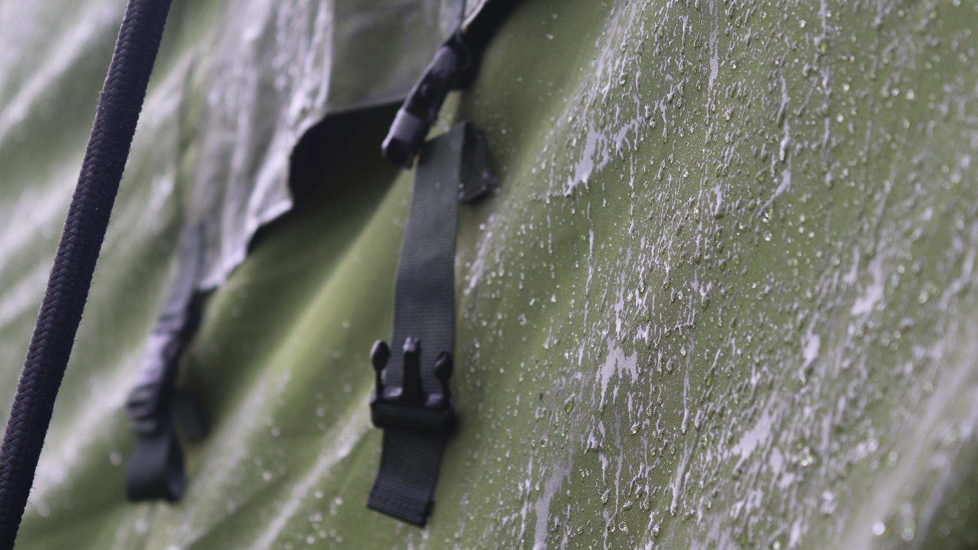 rain on tent