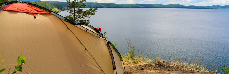 Tent storage area