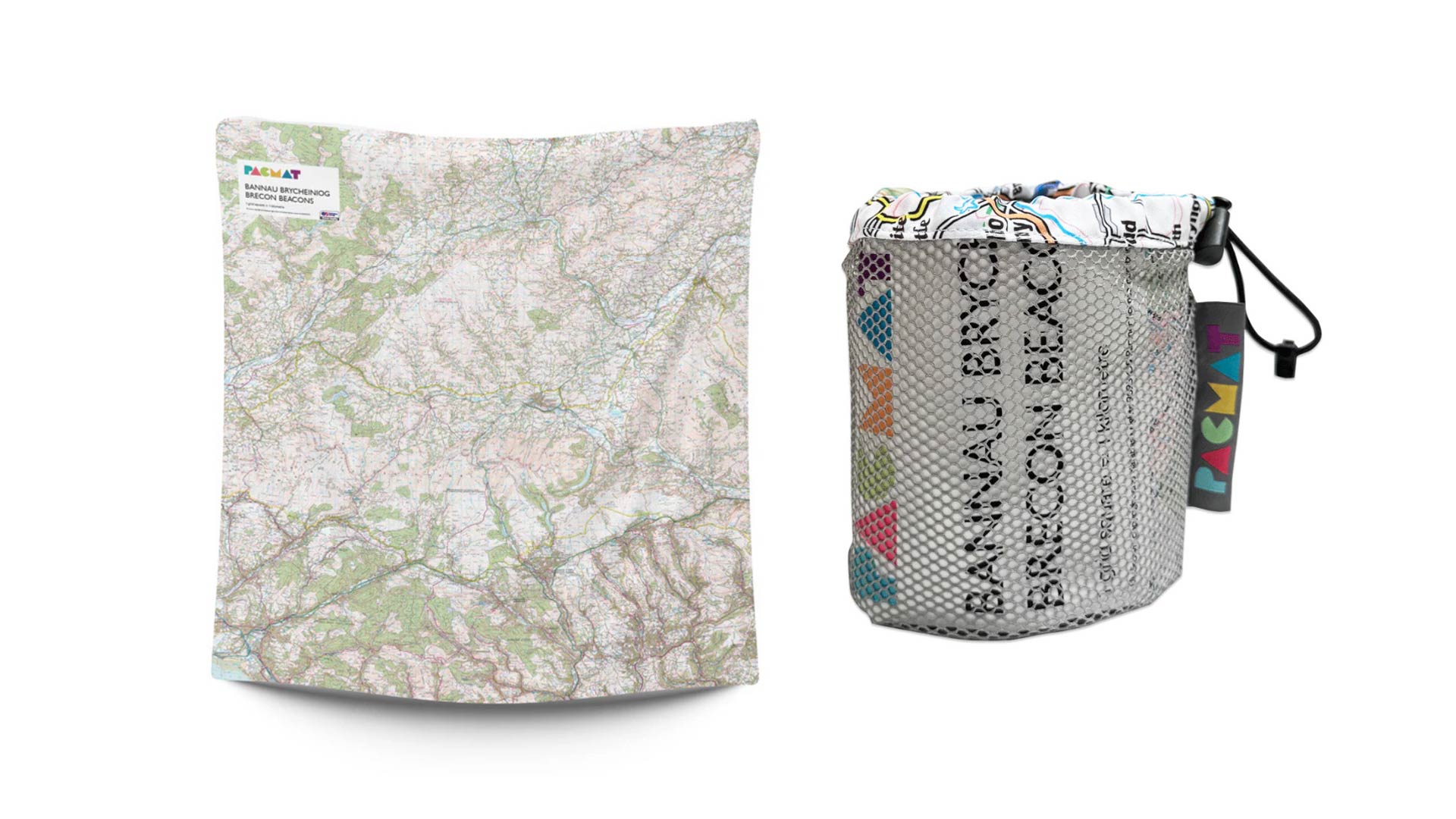 Map picnic blanket