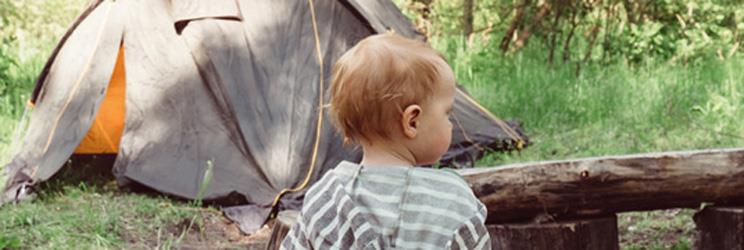 Camping with a baby 1