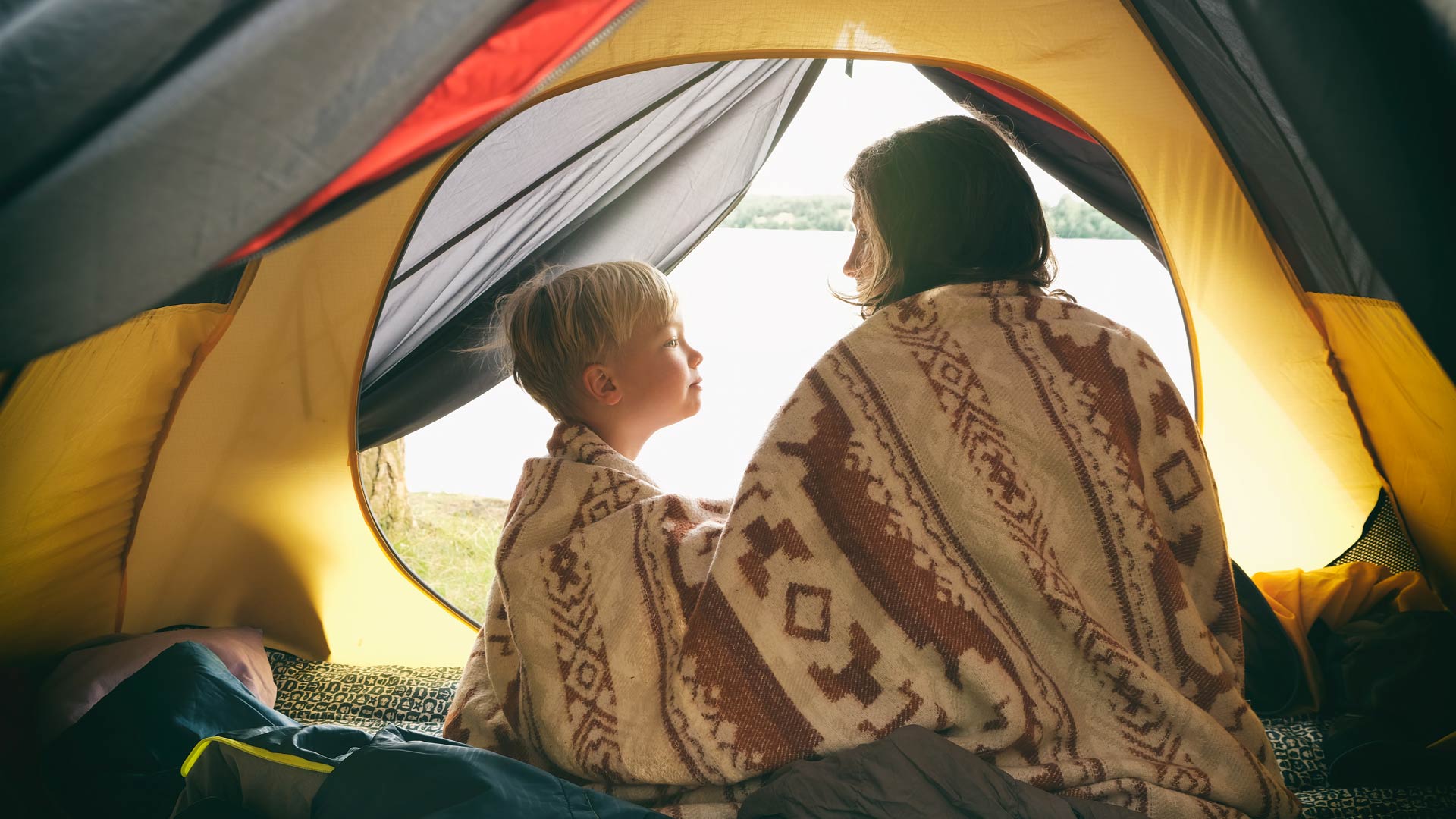 Cosy in the tent