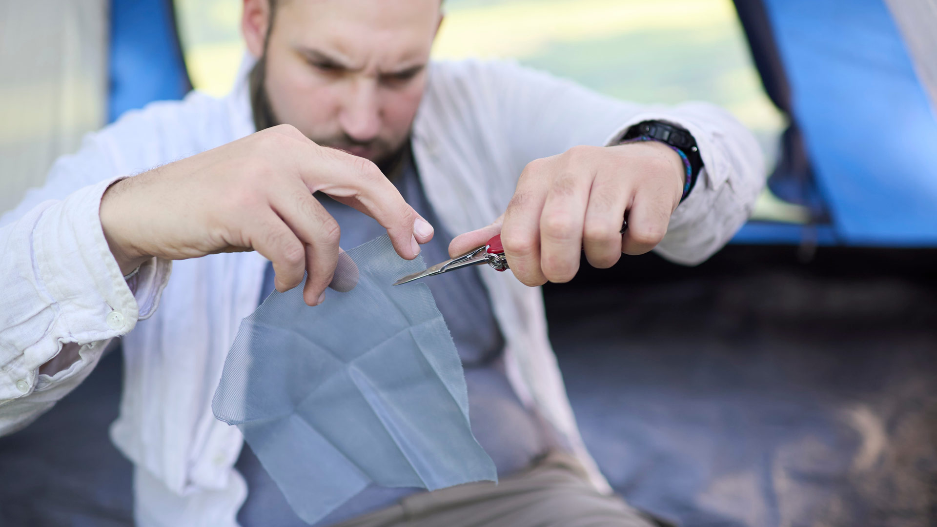Patching tent