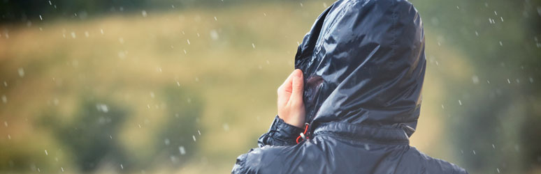 Staying dry at a festival