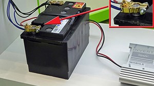 Battery connections
