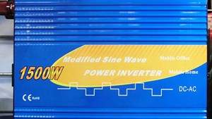 Inverter Displaying Its Output Waveform 