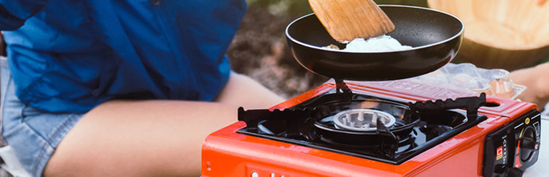 Camping Stove on Table