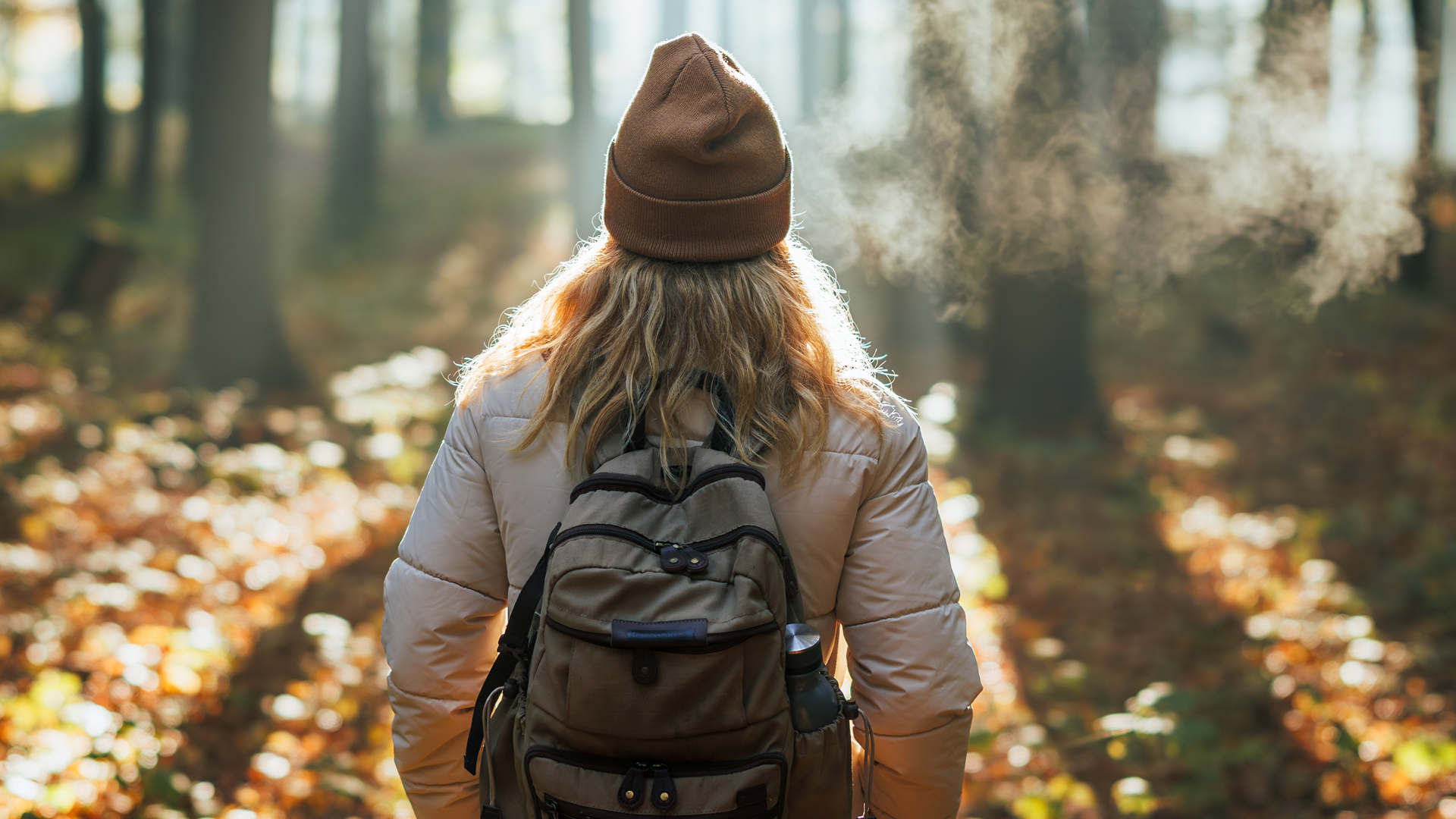 girl hiking