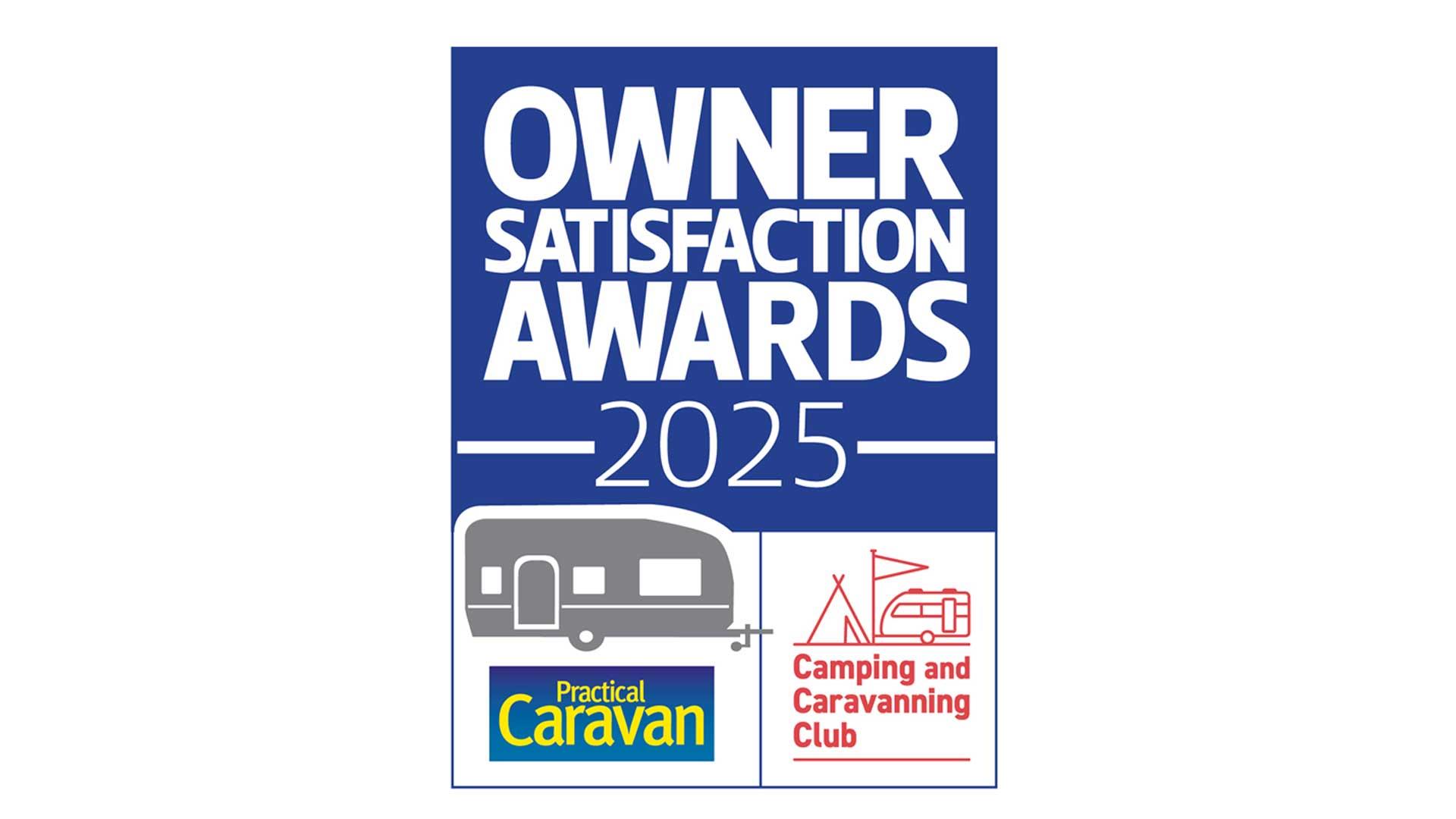 Owner satisfaction survey logo for caravans.