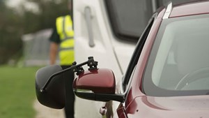 Mirror extensions on car